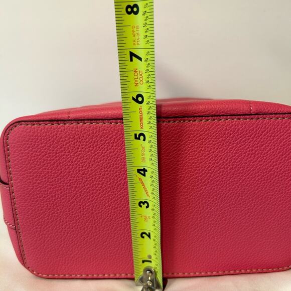 Furla Costanza Drawstring Bucket Bag in Ortenzia ( Barbie Pink) New with tag - Picture 9 of 15